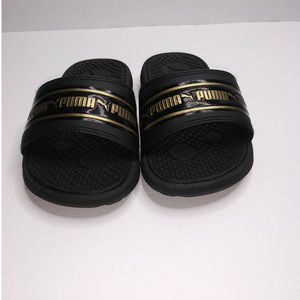 Puma Slide Sandals Boys & Girls Black Siz 11